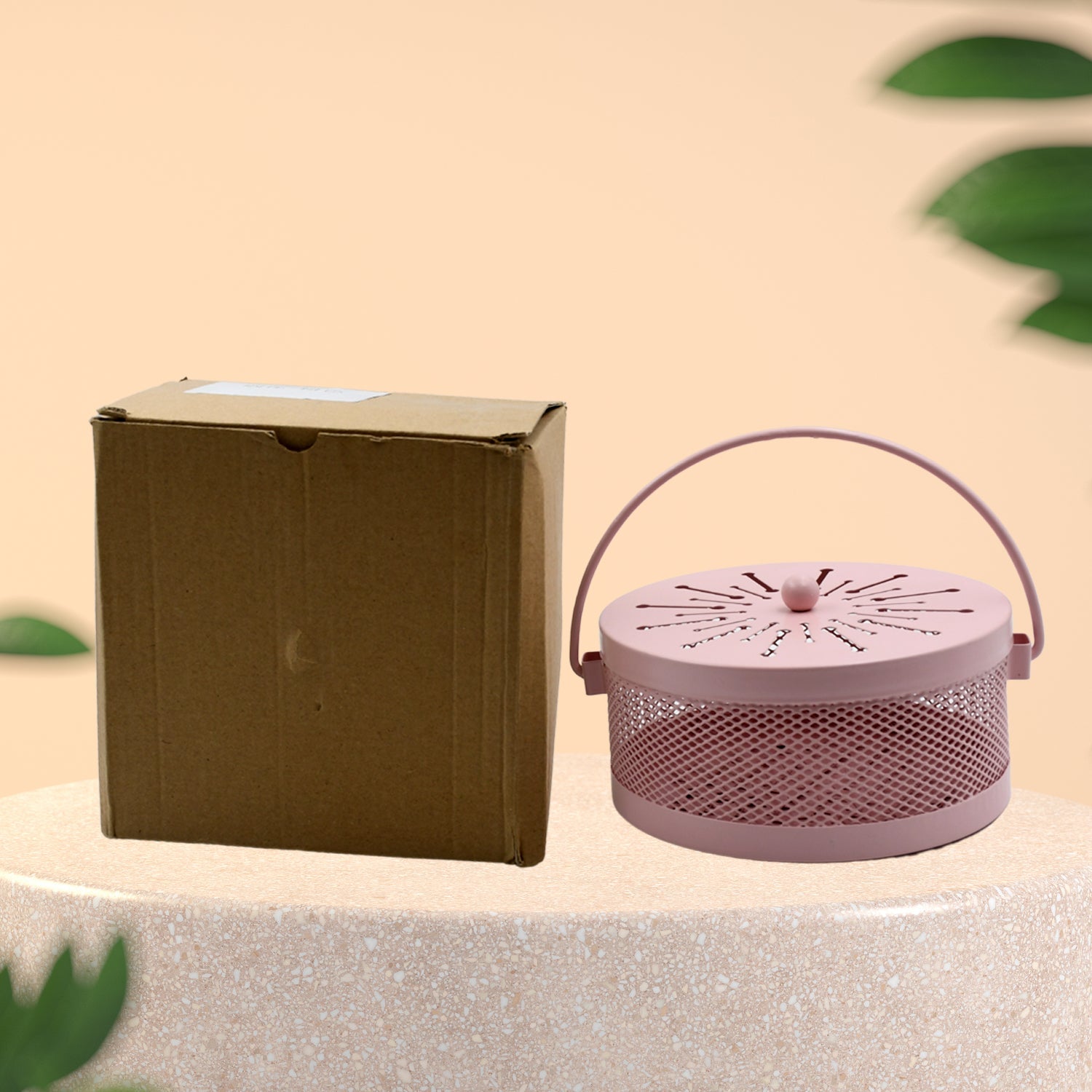 1321 Decorative Mosquito Coil Holder Mosquito Coil Container, Incense Holder Safe Burning Coil Tray for Home Patio Pool Side Outdoor, Metal Tray 1321 Decorative Mosquito Coil Holder Mosquito Coil Container, Incense Holder Safe Burning Coil Tray for Home Patio Pool Side Outdoor, Metal Tray